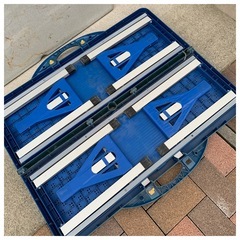 アウトドア　ピクニックテーブル　テーブル　チェアの画像