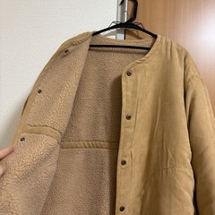 レディース　ロングボアコートの画像