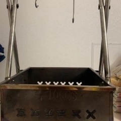 ロゴス LOGOS THE 二刀流 焚き火台の画像