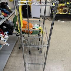 J3153　【リユースのサカイ柏店】　キャスター付　4段メタルラック　棚　の画像