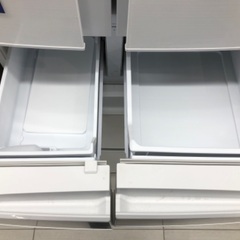 【安心の6ヶ月保証】MITSUBISHI 三菱 6ドア冷蔵庫 MR-R46F-W1 2020年製の画像