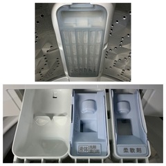 【札幌市外も地域によって配達応相談可能です】パナソニック 7.0㎏ 縦型 全自動洗濯機 2022年製 NA-FA7H1の画像