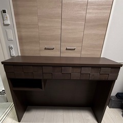 大川家具　ガルト コルク キッチンボード120cm＋70cmセットの画像