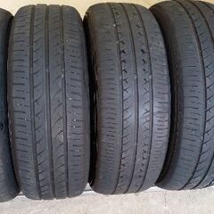 夏タイヤ215/60r16 ヨコハマBluEarth　トヨタ純正ホイール4本セットの画像