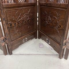 パーテーション❕　鉄刀木❕　無垢材❕　三大銘木❕　ゲート付き軽トラ無料貸し出し❕　購入後取り置きにも対応❕　配達設置も承ります❕　Ｒ6038の画像