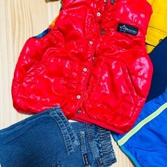 90-110男の子　秋冬　アウター、ズボン　まとめ売りの画像