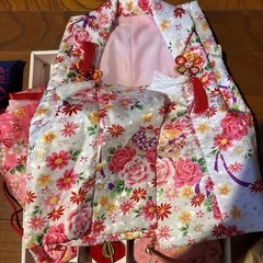 七五三 着物セット　　3歳用一度着用のみ美品　草履17.5センチの画像