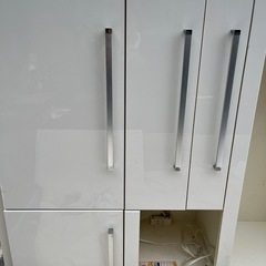 商談中【アートさ 様/８日】食器棚　ホワイトの画像