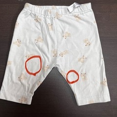 ユニクロ 西松屋　7分丈 パンツ　80サイズ 5枚　まとめの画像