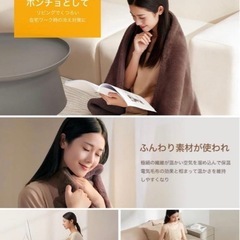 新品 電気毛布の画像