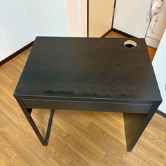 ★持っていける方のみ★ IKEA MICKE デスク:ブラックブラウン:73x50 cmの画像