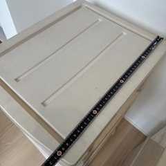 【収納ケース】三段　キャスター付き　　ベージュの画像