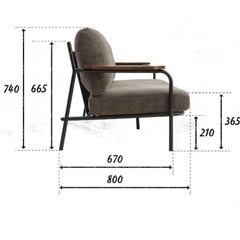 3人掛けソファーフレームのみと
ウレタンマットの画像