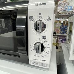 50Hz帯専用 電子レンジ アイリスオーヤマ IMB-F184-5-W ホワイト系 2018年製 温め専用 札幌市手稲区の画像