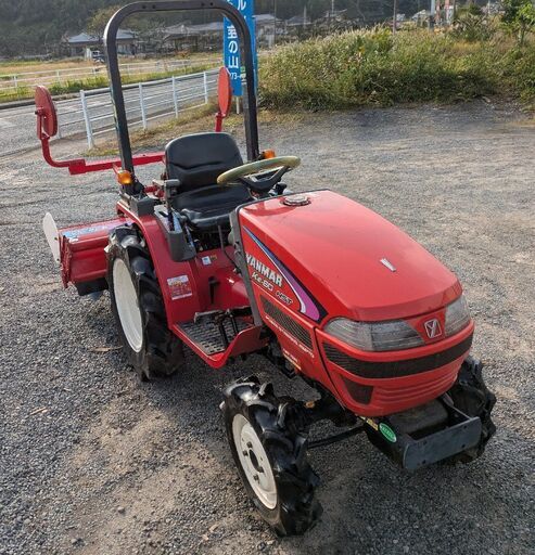 鹿児島発　ヤンマー　16馬力　ディーゼルトラクターKE60　自動水平　自動深耕　前輪タイヤ新品
