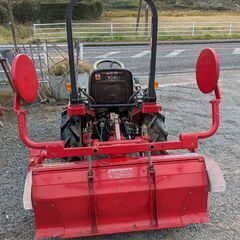 鹿児島発　ヤンマー　16馬力　ディーゼルトラクターKE60　自動水平　自動深耕　前輪タイヤ新品の画像