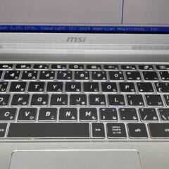 MSI　laptop　i7 10世代の画像