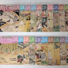 ほぼ未使用!! 週刊 絵巻で楽しむ 源氏物語 全60巻セットコンプリート 未開封専用ボックスファイル セット 週刊朝日百科 読書の秋の画像