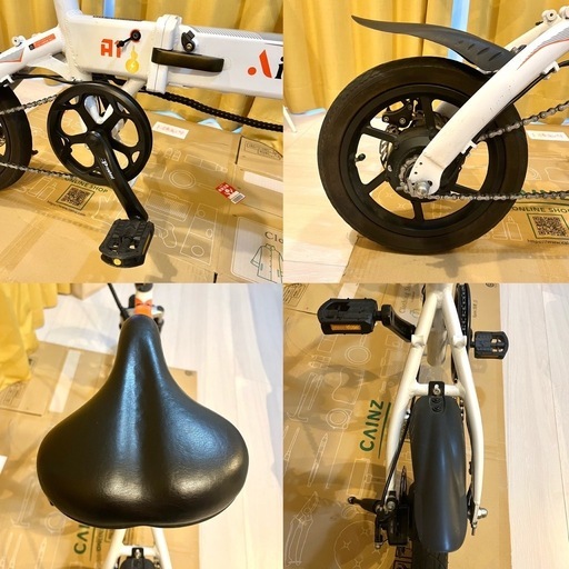 【美品】AiDDE 14インチ電動アシスト自転車 A1