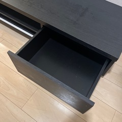 テレビボード150cm　ブラックの画像
