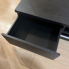 テレビボード150cm　ブラックの画像