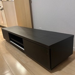 テレビボード150cm　ブラックの画像