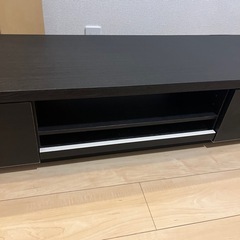 テレビボード150cm　ブラックの画像