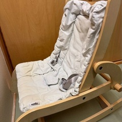 木製　ベビーチェア バウンサー　韓国製の画像