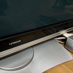 【決まりました】差し上げます！！！HITACHI プラズマテレビ　チューナー、リモコン付きの画像