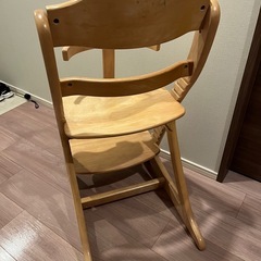 大和屋すくすくチェア スリム-J ナチュラル色の画像