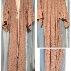 GRL 花柄レース 浴衣セット ピンク レース浴衣の画像