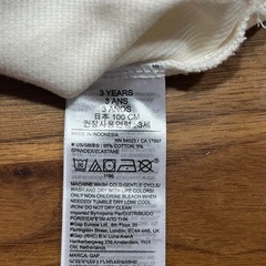 100　GAP 長袖[古着良品]の画像