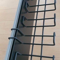 パソコンデスク　昇降デスク　幅120×奥行60cm　高さ 44-78cm　モニターアーム対応　キャスター付きの画像