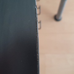 パソコンデスク　昇降デスク　幅120×奥行60cm　高さ 44-78cm　モニターアーム対応　キャスター付きの画像