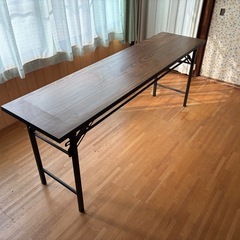 会議用テーブル(黒色)の画像