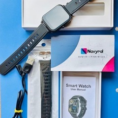 Navyral A90 スマートウォッチ 通話/健康管理機能付きの画像