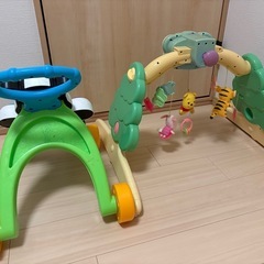 メリー&つかまり立ち歩きシマウマの画像