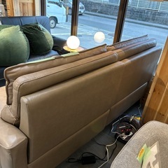 配達可【3人掛けソファ】【ミドルモカ】クリーニング済み【管理番号1102】野の画像