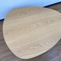 【トレファクマーケット久喜店】dinos　ローテーブル　折れ脚フロアテーブルエッグの画像