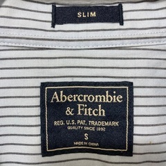 Abercrombie & Fitch ストライプシャツ Sの画像