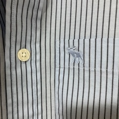 Abercrombie & Fitch ストライプシャツ Sの画像