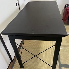 デスク　ダークブラウンの画像