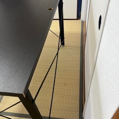 デスク　ダークブラウンの画像
