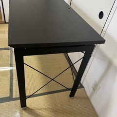 デスク　ダークブラウンの画像