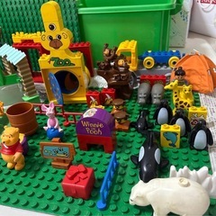 最終値下げ！洗浄済み LEGO デュプロ プーさん リトルロボット 動物園 大量 まとめ売り 基板付きの画像