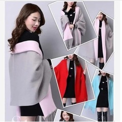 レディース ショール ストール コート 袖付き アウター カーディガン 羽織の画像