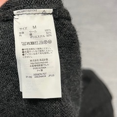 無印　タートルネックセーター　Mの画像