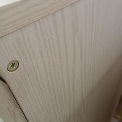 リユースのサカイ栃木店★ジモティ割あり★ ベガコーポレーション レンジ台 kehilla ベージュ W119.5×D46.5×H90 クリーニング済み TC11423の画像