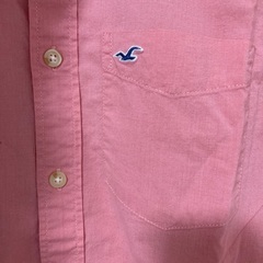 Hollister ピンク 長袖シャツ Sの画像
