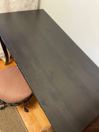 IKEAレア廃盤品LEKSVIKデスク　アンティーク風　木製　ゔぃんヴィンテージ